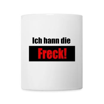Saarländisch Dialekt T-shirt Saarland Spruch - Tasse - Weiß - Vorne