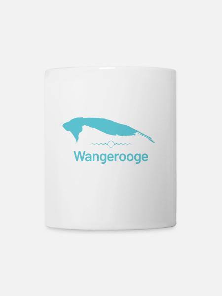 Wangerooge | Design-Landkarte - Tasse - Weiß
