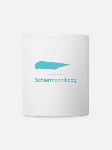 Schiermonnikoog | Design-Landkarte - Tasse - Weiß