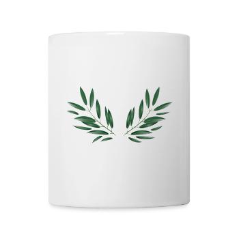 Olive branches symbol of peace and hope - Mug - white - Front