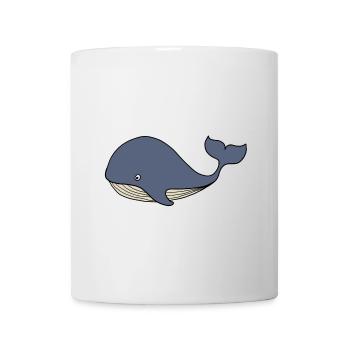 Whale Blue Whale Kids - Mug - white - Front