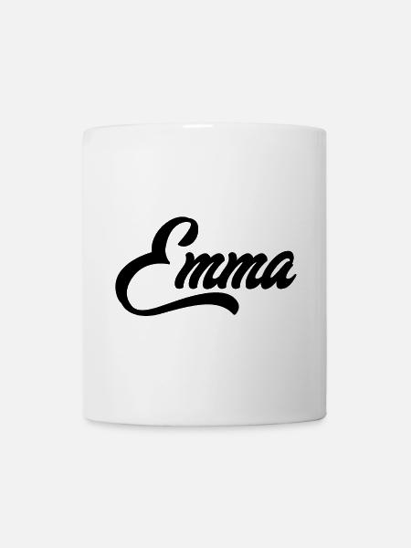 Emma Name - Tasse - Weiß