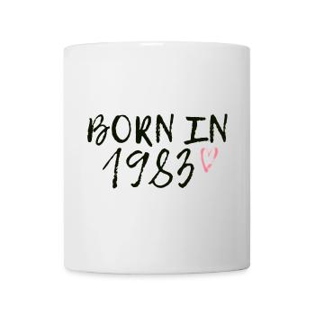 Geboren 1983 im Retro-Stil - Tasse - Weiß - Vorne