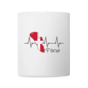 Fanø Fanö Heartbeat Denmark Design - Mug - white - Front