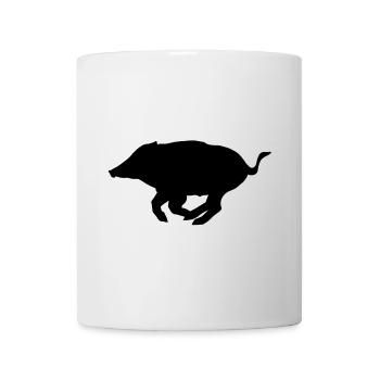 Wild Boar - Defector Silhouette - Mug - white - Front