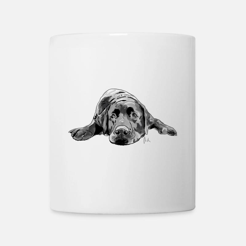 Labrador - Tasse - Weiß