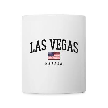 Design du drapeau vintage de Las Vegas, Nevada - Mug blanc - blanc - Devant
