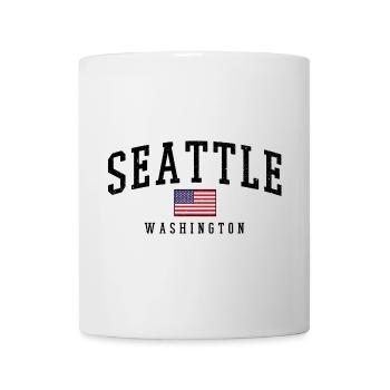 Seattle Washington USA - Tasse - Weiß - Vorne