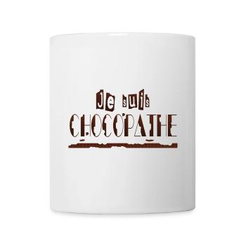 Je suis chocopathe - Mug blanc - blanc - Devant