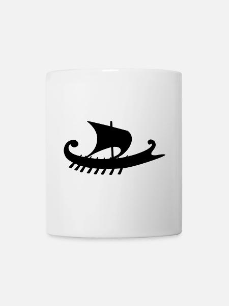 Empuriabrava Schiff b - Tasse - Weiß