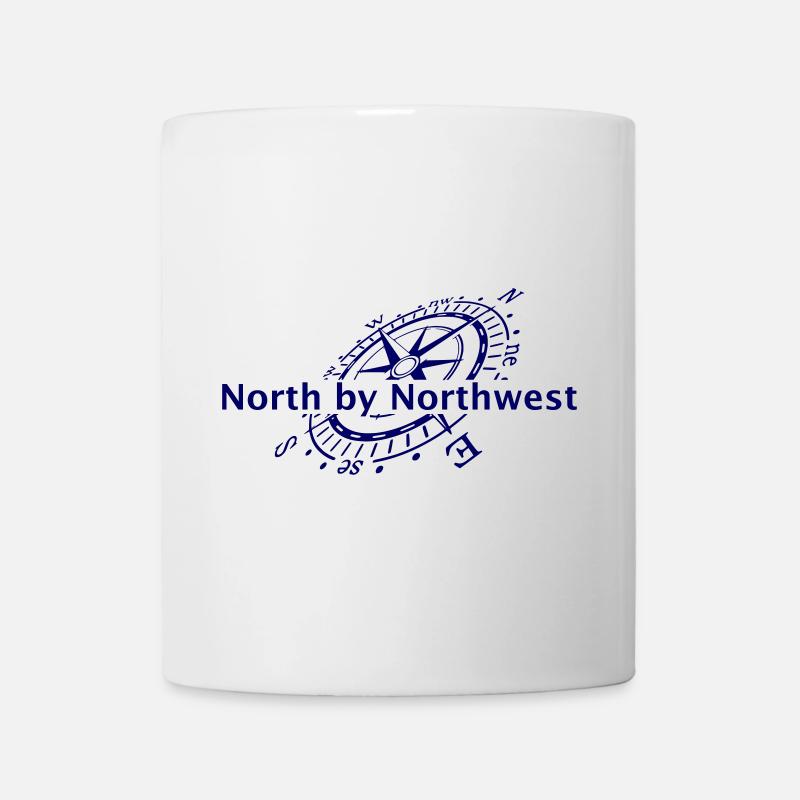 Windrose North by Northwest - Tasse - Weiß