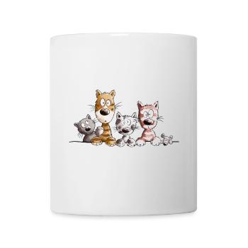 Happy Cats I Cat Friends Cadeau - Mug blanc - blanc - Devant