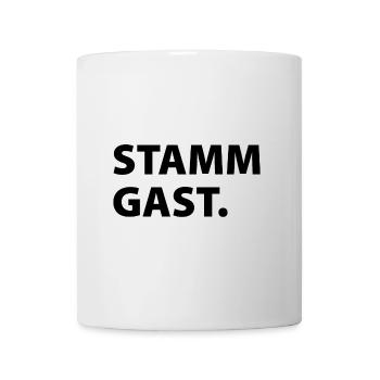 Stammgast - Tasse - Weiß - Vorne
