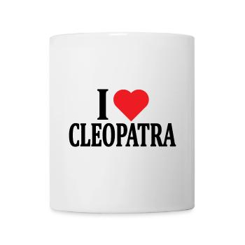 T-shirt J’adore Cléopâtre t-shirt idée cadeau - Mug blanc - blanc - Devant