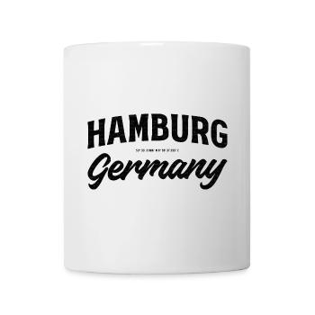 Hamburg Germany – Koordinaten Design - Tasse - Weiß - Vorne