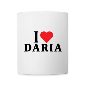T-shirt J’adore Daria t-shirt idée cadeau - Mug blanc - blanc - Devant