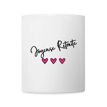RETRAITE. BONNE RETRAITE. JOYEUSE RETRAITE. - Mug blanc - blanc - Devant