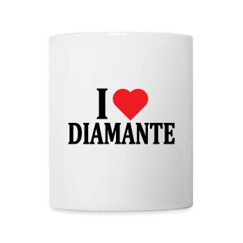 T-shirt I love Diamond t-shirt gift idea - Mug - white - Front