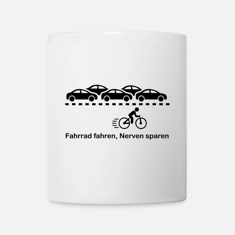 Fahrrad - Tasse - Weiß