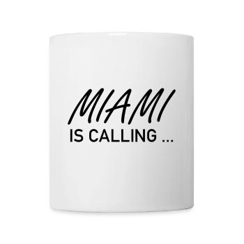 Miami is calling ... - Mug - white - Front