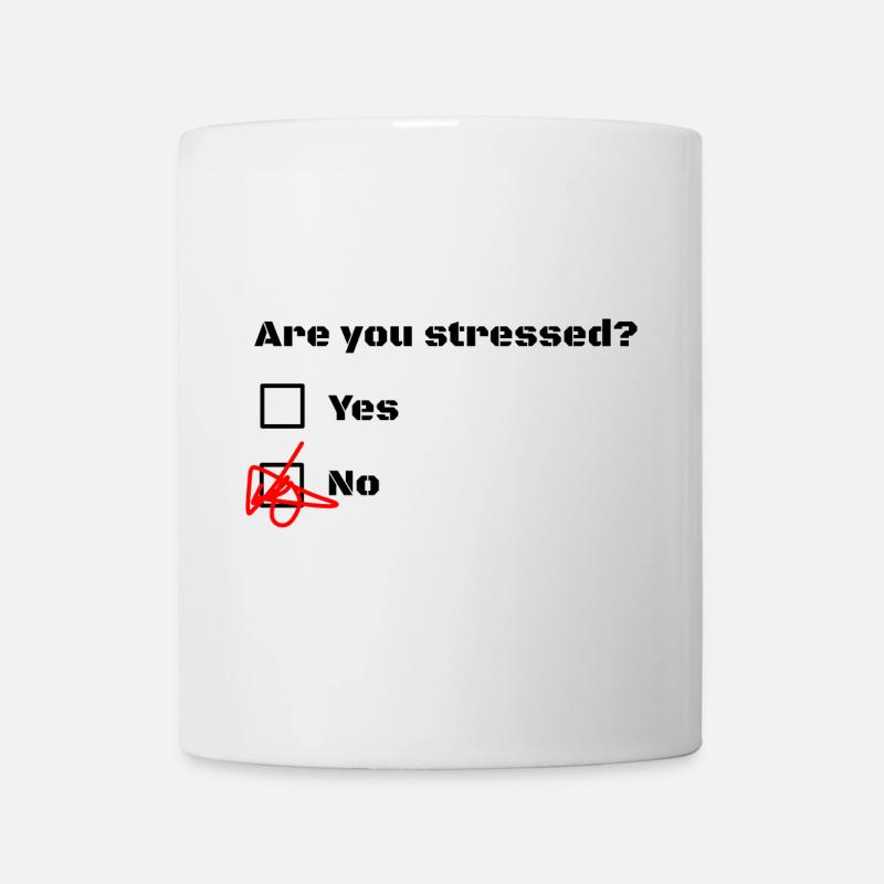 Are you stressed? Are you stressed? - Mug - white