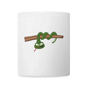 A snake hanging - Mug - white - Front