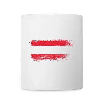 Drapeau autrichien - Mug blanc - blanc - Devant