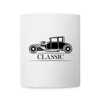 classic cars oldtimer illustration symbol graphic - Mug - white - Front
