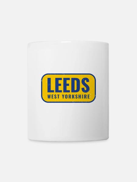 Leeds West Yorkshire Sign Design - Mug - white