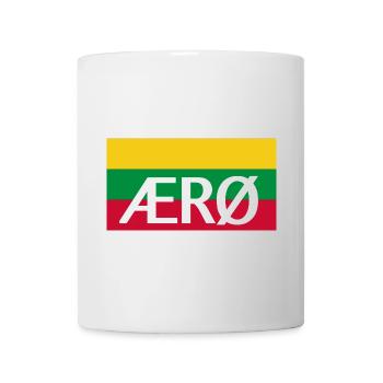 Ærø Flag Denmark Island Flag Aeroe - Mug - white - Front