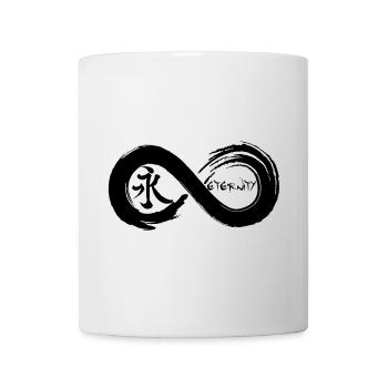 Unendliches Symbol und Ewigkeit auf Japanisch - Tasse - Weiß - Vorne