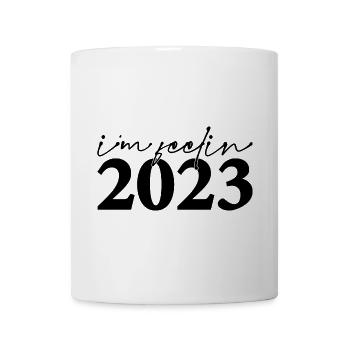 Frohes neues Jahr 2023 - Tasse - Weiß - Vorne