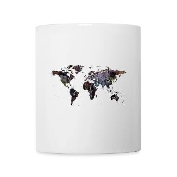 Weltreise - Europa, Landkarte - Tasse - Weiß - Vorne