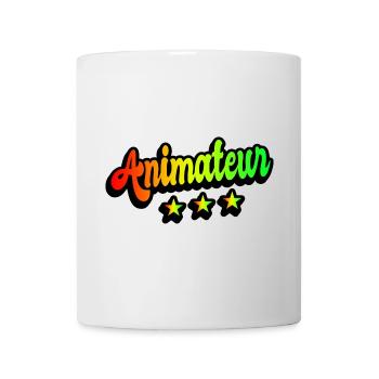 Animateur Regenbogen Design - Tasse - Weiß - Vorne