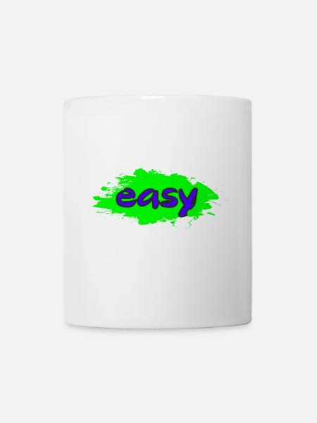 easy - Tasse - Weiß