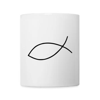 Fisch - Tasse - Weiß - Vorne