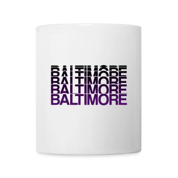 Baltimore Violet Gradient Style - Mug - white - Front
