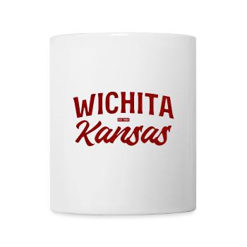 Wichita Kansas Retro Script - Mug - white - Front