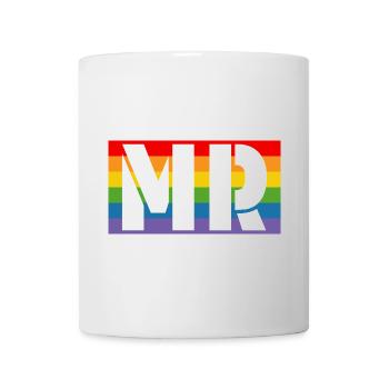 Chemise arc-en-ciel MR - Mug blanc - blanc - Devant