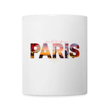 Paris Skyline Cutout 75 - Mug - white - Front
