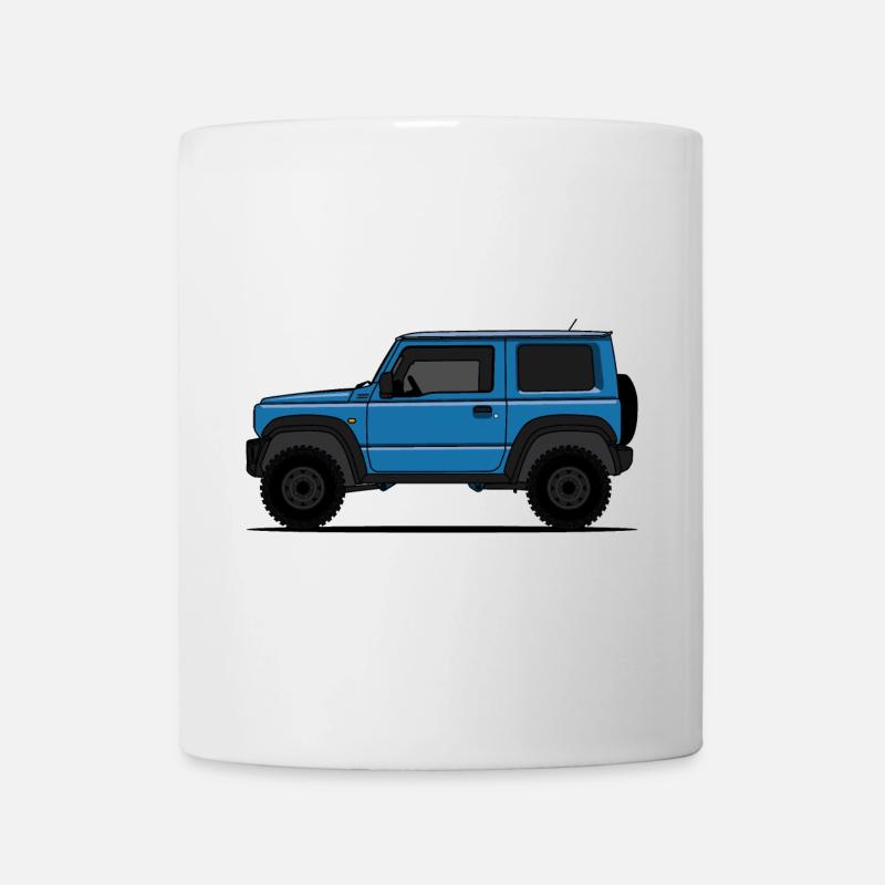 Jimny Blau - Tasse - Weiß