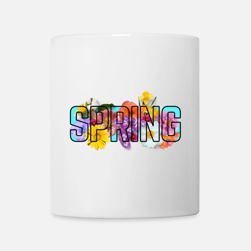 Blaue Quelle - Tasse - Weiß