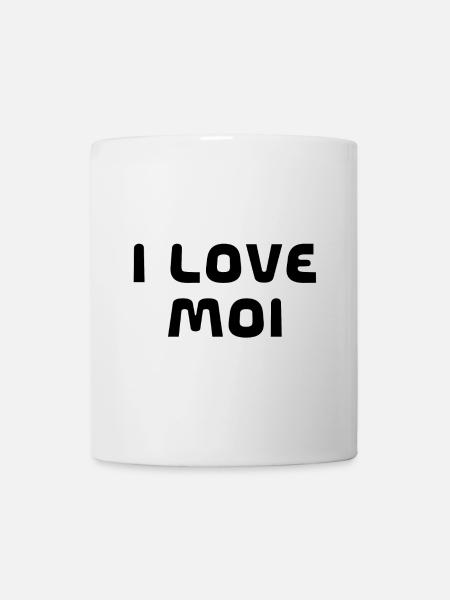 i love moi - Mug blanc - blanc