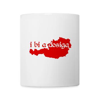 i bi a Dosiga - ich bin ein Einheimischer, Dialekt - Tasse - Weiß - Vorne