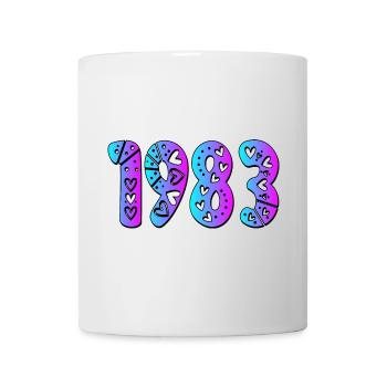 Geburtsjahr 1983 - Tasse - Weiß - Vorne