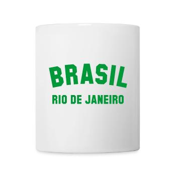 RIO DE JANEIRO, BRAZIL - Tasse - Weiß - Vorne