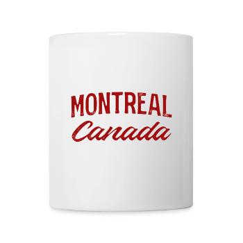 Montreal Canada Vintage Script - Mug - white - Front