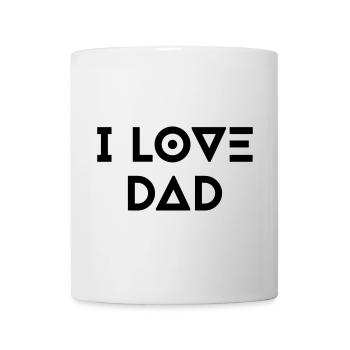 I LOVE DAD - Mug - white - Front