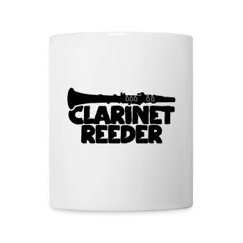 Klarinettenmundstück - Tasse - Weiß - Vorne