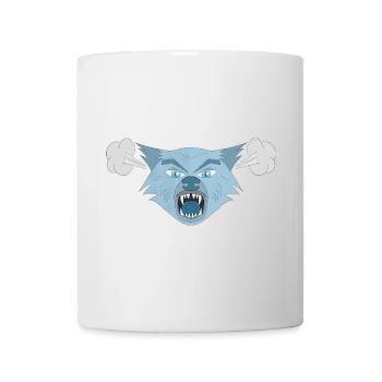 Wütender Wolf - Tasse - Weiß - Vorne
